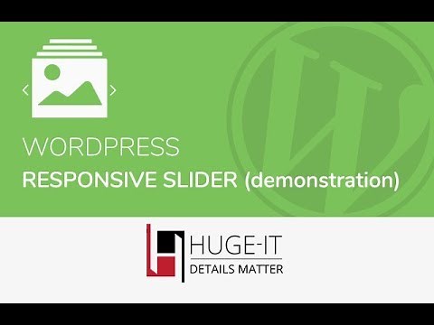 Huge-IT WordPress Responsive Slider Demonstration