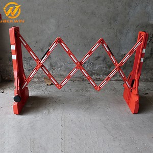 [Hot Item] Retractable Plastic Barriers HDPE Plastic Expandable Traffic Safety Barrier