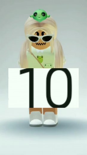 Animated Countdown with Cute Girl Character