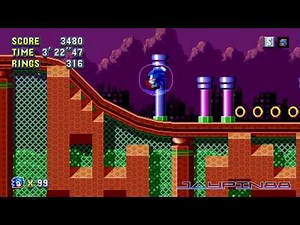Sonic Mania Plus: Spring Yard Zone (Demo 1) || Walkthrough (720p/60fps)