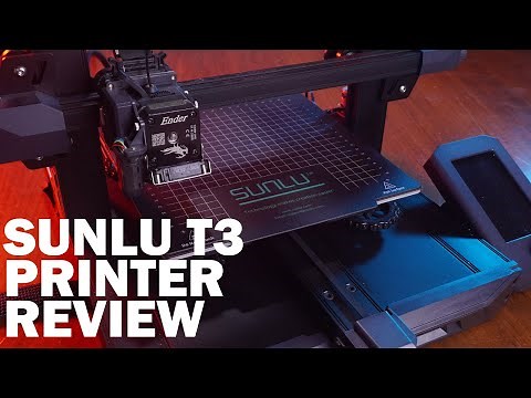 SUNLU T3 3D Printer Unboxing, Setup, Print and Initial Look