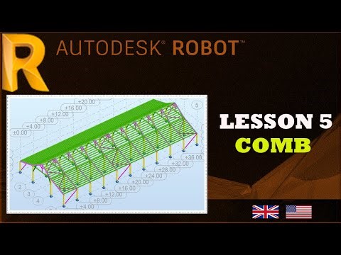 Design Timber Structure with Robot Structure Analysis - Lesson 5 : Combinations