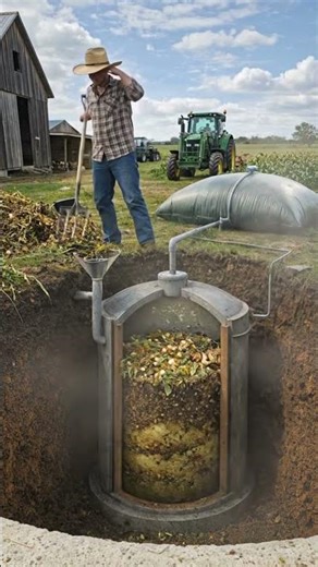 Turning Waste Into Energy: How Farm Biogas Digesters Power Homes with Manure