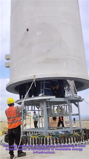 Wind Turbine Tower Installation | Renewable Energy Construction
