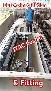 bus ac installation | bus AC Fitting | JTAC bus ac installation | ac service | #accoach | bus ac