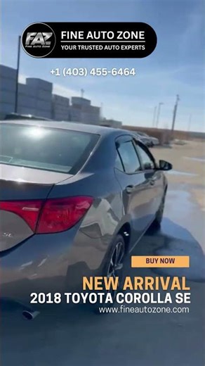 New Arrival 2018 Toyota Corolla SE #usedcars #toyotacars