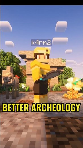 This Mod Fixest Archeology In Minecraft! (Better Archeology Mod)