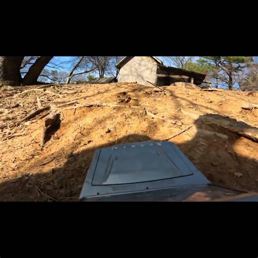 POV: RC crawling up a hill