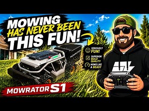 This RC Lawnmower is Unstoppable! (Mowrator S1)