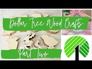 Dollar Tree Craft Project DIY using Wood Cutout Ornaments in unconventional ways Part 2 of 4 part