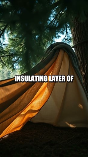 Treetop Canopy Shelter For Stealth and Warmth