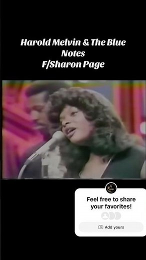 Harold Melvin & the Blue Notes with Sharon Page on Soul Train