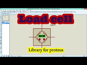 load cell library for proteus/ How to add load cell Library for Proteus// #loadcell #E_Infotainment