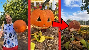 Pumpkin vs. elephant toothpaste – the explosion you need to see!