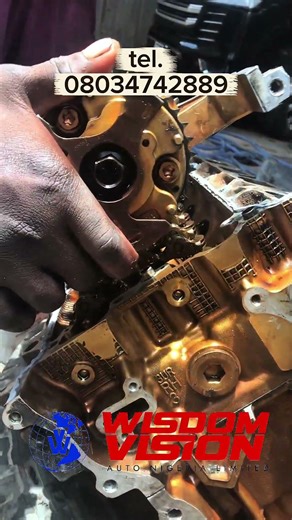 Professional engine work in under a minute #mechanic #automotive #shorts