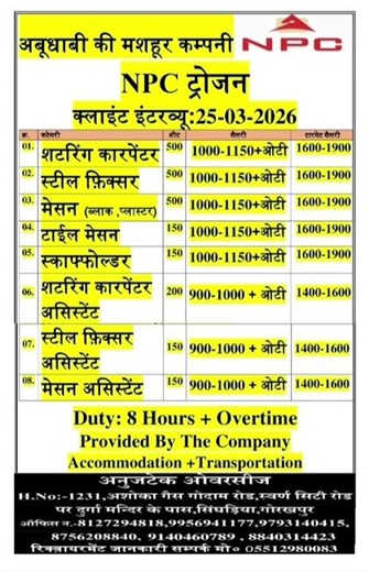NPC TROJAN COMPANY 25-03-2026 CLIENT INTERVIEW
