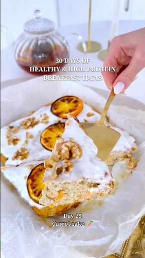 High-Protein Carrot Cake (Easy & Healthy!) 🥕🍰