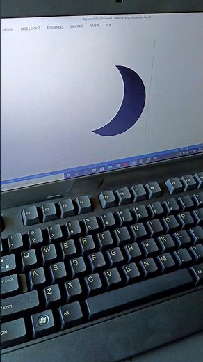 Moon 🌙 logo in Ms Word by shortcut key | In English | Digital shortcut Hub. #shortcutkeys#usa.