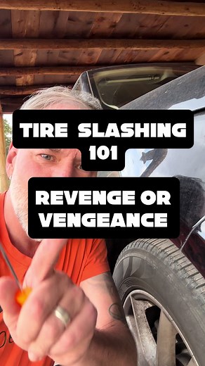 Welcome to my workshop! Tire Slashing 101 is my intro class to the options available to you if you need revenge or vengeance. . . . #comedy #standupcomedy #funny #humor #laughoutloud #comedian #jokes