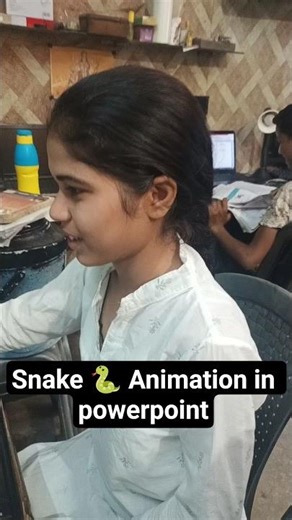 Snake 🐍 Animation in powerpoint | Snake powerpoint Presentation #snake #powerpoint #animation#shorts