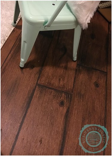 How to Paint a Subfloor to Look Like Wide Plank Wood | Sub Urban Rustic