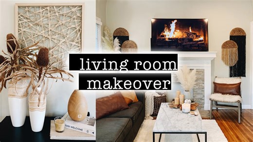 Living room makeover on a budget with practical decorating tips