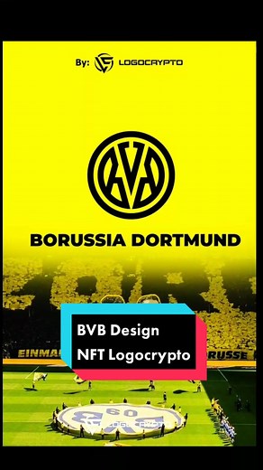 BVB @Borussia Dortmund Logo design by NFT Logocrypto #bvb #logo #football #logocrypto #fyp