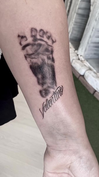 Valentino Tattoo: Uniquely Styled Lettering Designs