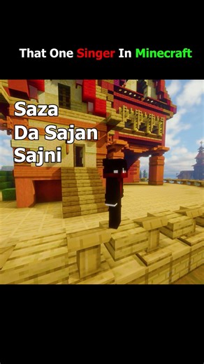 Me as a Singer #minecraft #shorts