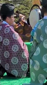 御所での雅楽「蘭陵王」