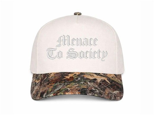 Custom Embroidered Menace to Society Hat Funny Streetwear Trucker Cap - Etsy