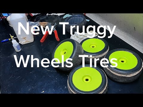 Rc Tekno NT48-2.2 Truggy new wheels & tires gluing