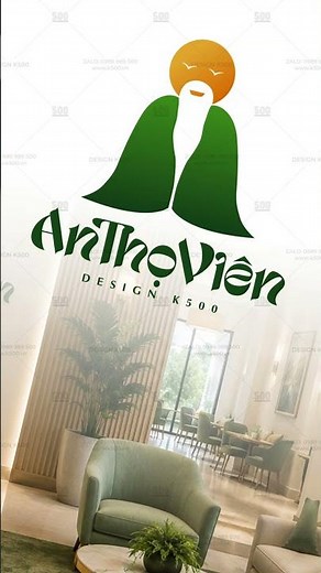 ZALO: 0989 989 500 | DESIGN K500 | AN THO VIEN Nursing Home Logo Design #designk500 #logodesign