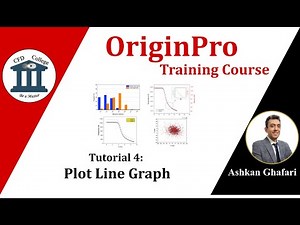 How to draw a line graph in originpro? | How to modify a graph? | OriginPro Tutorial 4