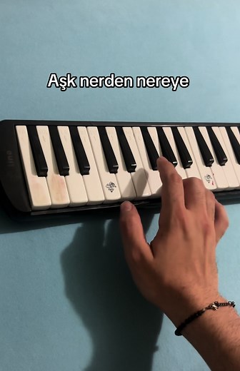 Aşk Nereden Nereye Melodika Notaları