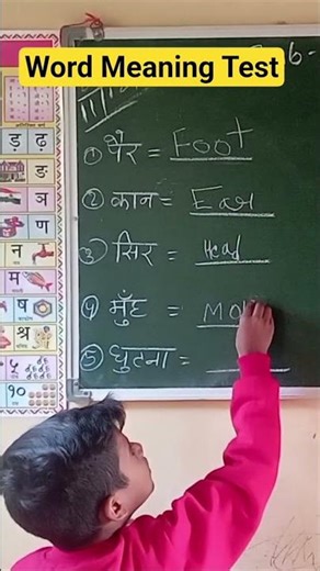 Word Meaning Test 🔥 by Adarsh classes Shahpur khitaoa