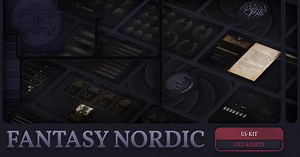 UI-KIT Fantasy-Nordic GUI | 2D GUI | Unity Asset Store