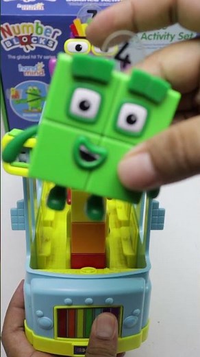 Rainbow Counting Bus – 45:55 Second Unboxing Numberblocks Friends Activity Set! ASMR Shorts Video