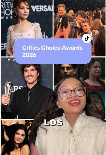 Sobre los Critics Choice Awards 2026 💖 #criticschoiceawards2026 #jacobelordi #timothéechalamet #kpopdemonhunters #amymadigan