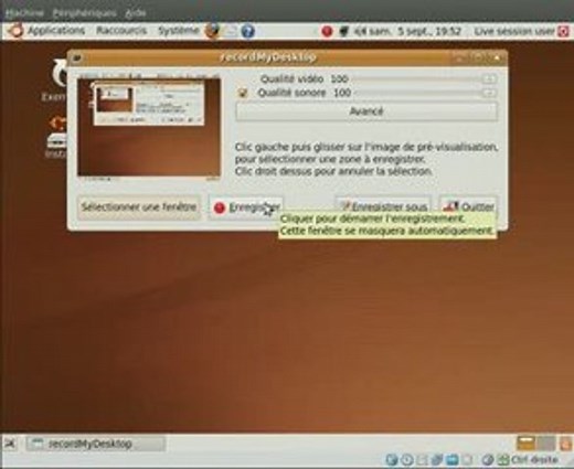 Comment faire un screencast avec RecordMyDesktop sur Linux