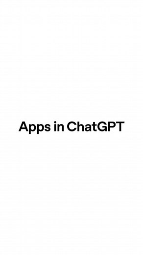 OpenAI on Instagram: "You can now chat with apps in ChatGPT. Plan a trip with @bookingcom Search for homes in @zillow Create with @canva Learn with @coursera Organize your getaway with @expedia Generate diagrams with @figma Build playlists with @spotify Apps in ChatGPT is available to Free, Go, Plus, and Pro users outside of the EU. More pilot partner apps and availability coming soon."