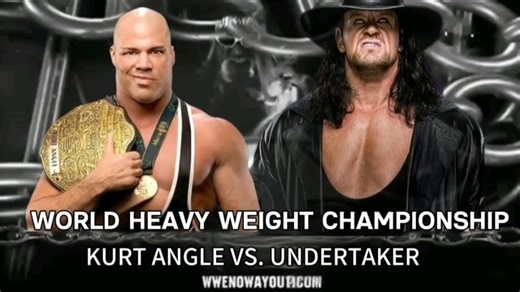 WWE kurt Angle vs. Undertaker No Way Out2006
