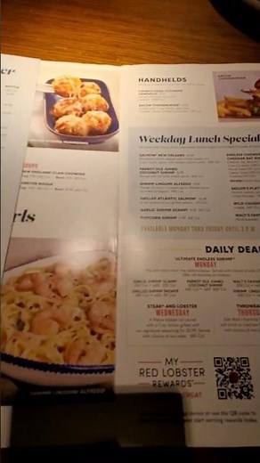 Red Lobster Food Menu - New Menu - Red Lobster - Restaurant