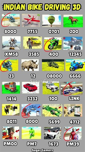 All Real code 💥 Indian bike driving 3d all new cheat code update + plugin cheat code