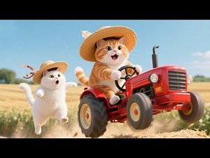 Cat Videos For Cats To Watch 🚜🔥 cat farming adventure 2025