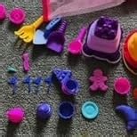 Beach Sand Toys, 50Pcs Sandbox Toys with 2 Collapsible Buckets, Mesh Backpack Bag, Shovels, Ice Cream, Cake & Castle Sand Molds, Summer Outdoor Travel Toys for Kids Toddlers Girls