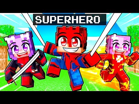 BECOMING a SUPERHERO in MINECRAFT!