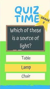 Are You Ready for a Science Challenge? | Grade 3 Science Quiz 6