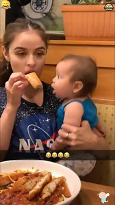 You can't stop smiling with these kids eating moments 😂😂#baby #funny #happy #funnybaby #foryou | Funnyobama