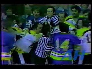NHL Feb. 7, 1974 Boston Bruins v St. Louis Blues (melee) Fred O'Donnell v Bob Gassoff